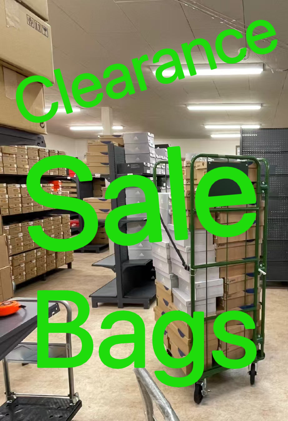 A-Clearance Sale Bags 3 Days Only,  Moving Warehouse Big Sale, first come first serve